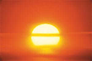 Image of a sunset.
